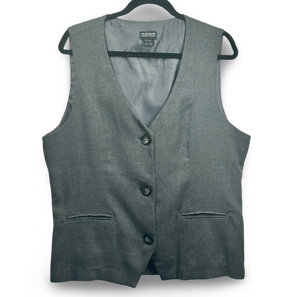 Nomadic Traders Three Button Vest Size XL Casual‎ Preppy Layering Minimalist